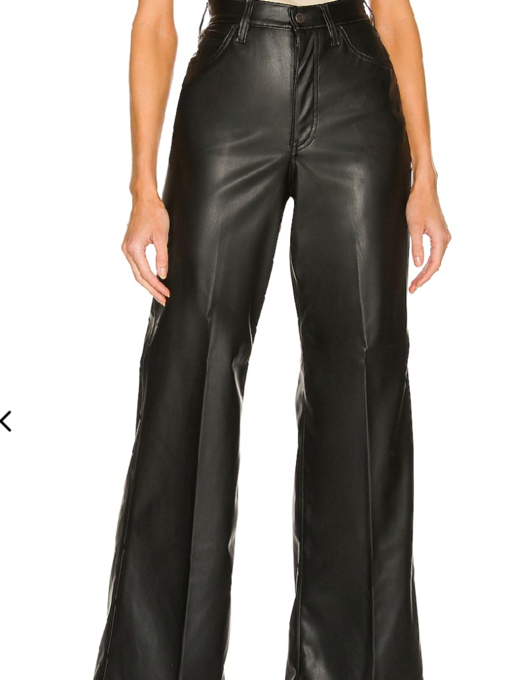 LEVI's 70s flare faux leather pants
